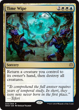 Time Wipe (War of the Spark) Near Mint Foil