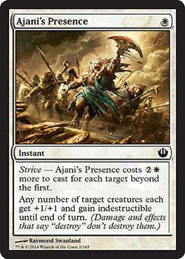 Ajani's Presence (Journey into Nyx) Near Mint Foil