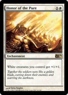 Honor of the Pure (Magic 2010 Core Set) Near Mint Foil