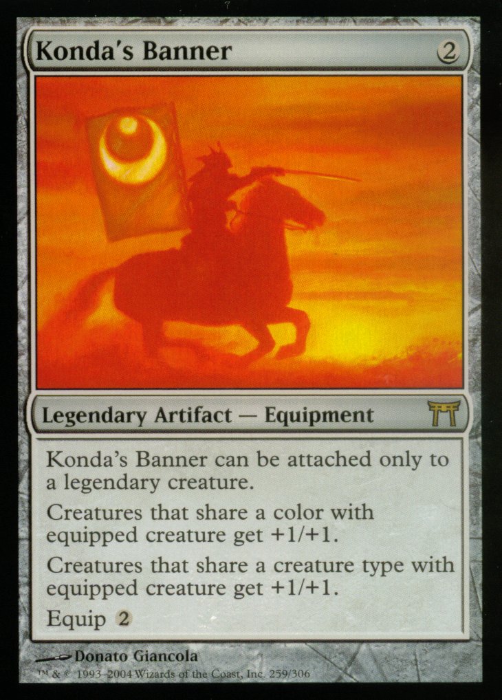 Konda's Banner (Champions of Kamigawa) Near Mint