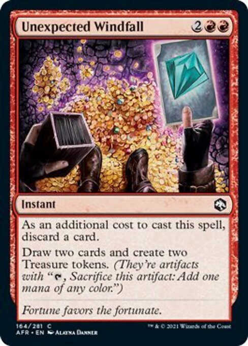 Unexpected Windfall (Adventures in the Forgotten Realms) Near Mint Foil