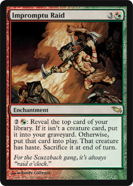 Impromptu Raid (Shadowmoor) Near Mint Foil