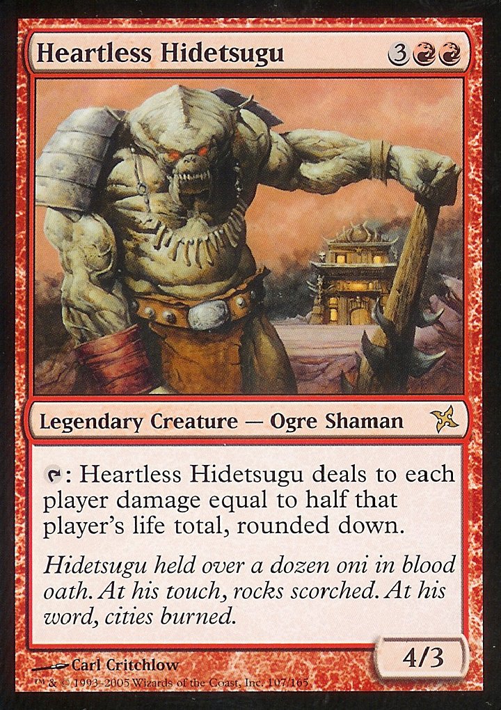 Heartless Hidetsugu (Betrayers of Kamigawa) Near Mint Foil