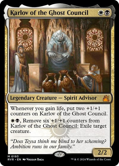 Karlov of the Ghost Council (Ravnica Remastered) Near Mint Foil