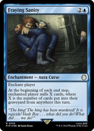 Fraying Sanity (Surge Foil) (Universes Beyond: Fallout) Near Mint