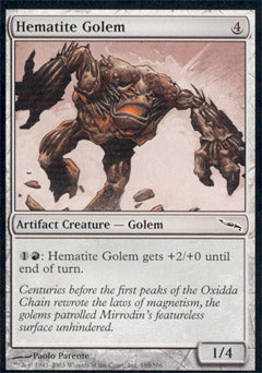 Hematite Golem (Mirrodin) Light Play Foil