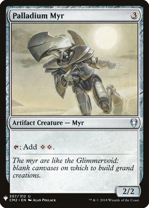 Palladium Myr (Mystery Booster) Near Mint