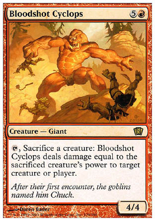 Bloodshot Cyclops (8th Edition) Light Play Foil