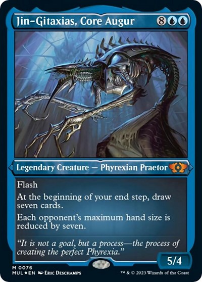 Jin-Gitaxias, Core Augur (Foil Etched) (March of the Machine: Multiverse Legends) Near Mint