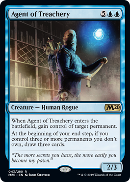 Agent of Treachery (Magic 2020 Core Set) Near Mint Foil
