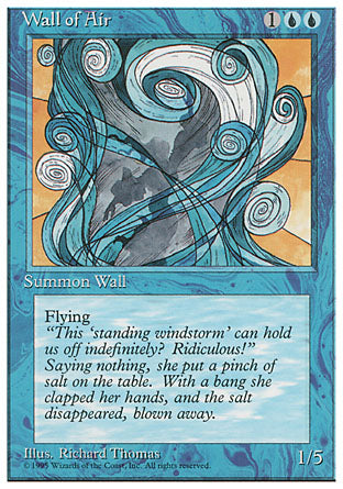 Wall of Air (4th Edition) Good
