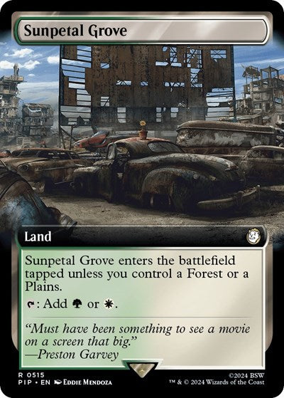 Sunpetal Grove (Extended Art) (Universes Beyond: Fallout) Near Mint