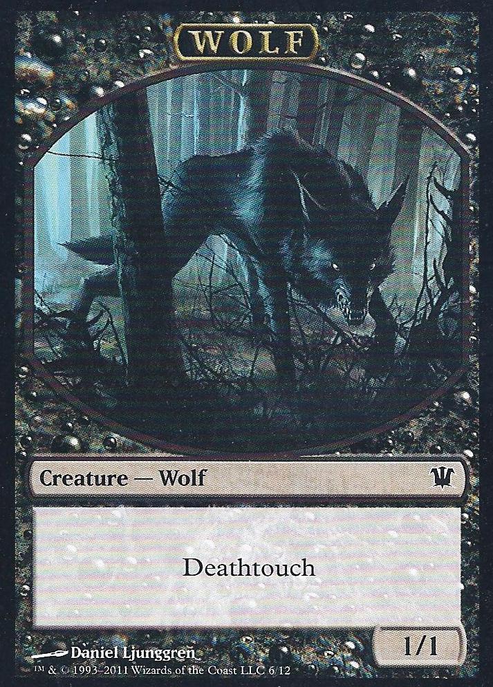 Black Wolf (Token) (Innistrad) Near Mint
