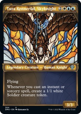 Tura Kennerud, Skyknight (Textured Foil) (Dominaria United) Near Mint