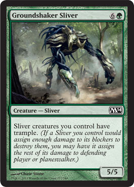 Groundshaker Sliver (Magic 2014 Core Set) Near Mint Foil