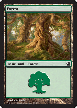 Forest (249) (Theros) Near Mint Foil