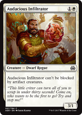 Audacious Infiltrator (Aether Revolt) Near Mint