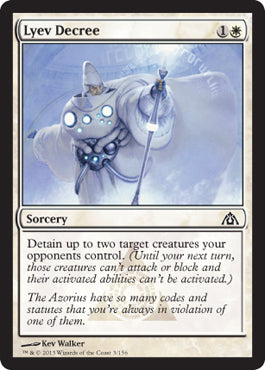 Lyev Decree (Dragon's Maze) Near Mint Foil