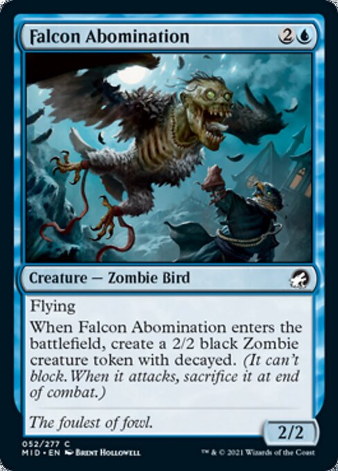 Falcon Abomination (Innistrad: Midnight Hunt) Near Mint