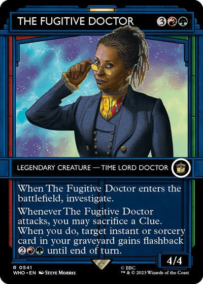 The Fugitive Doctor (Showcase) (Universes Beyond: Doctor Who) Near Mint Foil