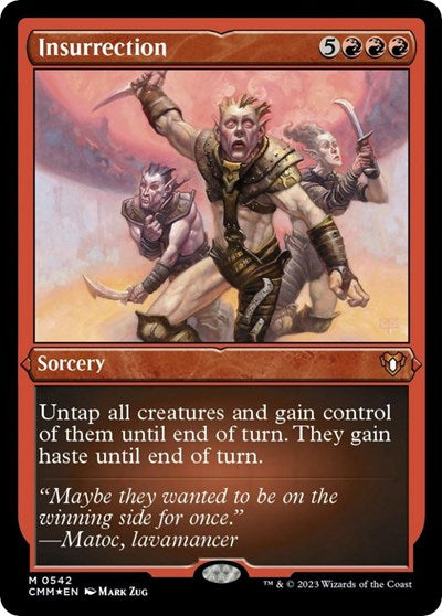 Insurrection (Foil Etched) (Commander Masters) Near Mint