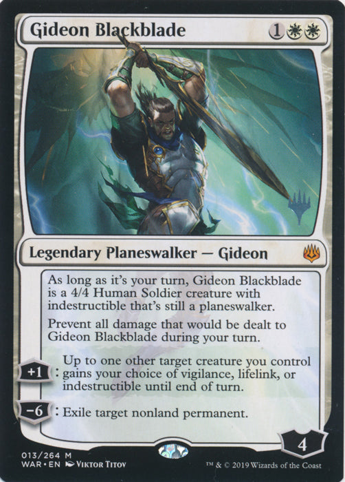 Gideon Blackblade (Promo Pack) Near Mint