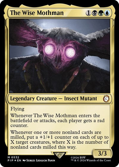 The Wise Mothman (Surge Foil) (Universes Beyond: Fallout) Near Mint