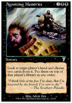 Agonizing Memories (7th Edition) Near Mint Foil