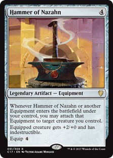 Hammer of Nazahn (Commander 2017) Near Mint