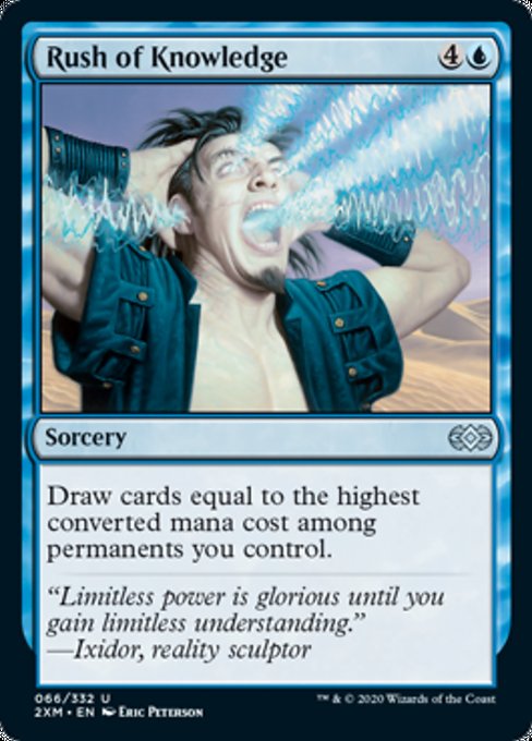 Rush of Knowledge (Double Masters) Near Mint Foil