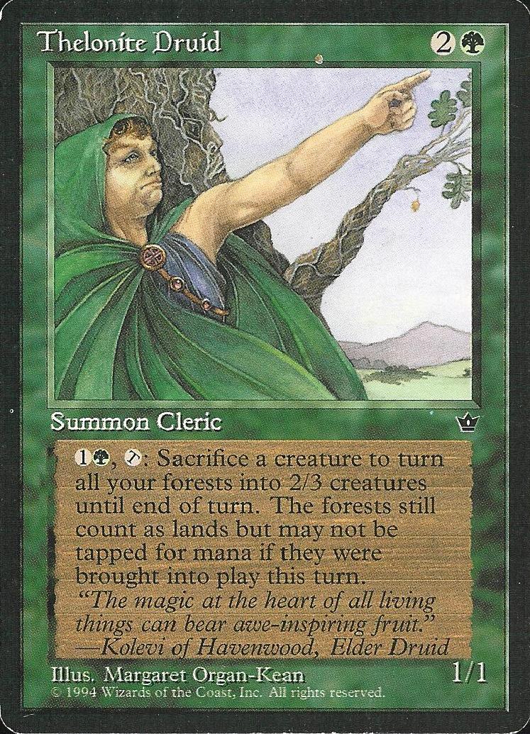 Thelonite Druid (Fallen Empires) Near Mint