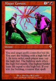 Mages' Contest (Invasion) Light Play Foil