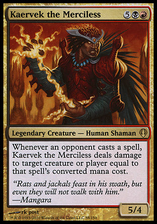 Kaervek the Merciless (Archenemy) Near Mint