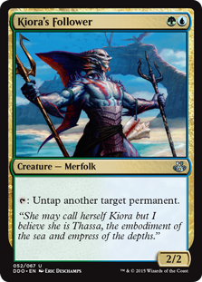 Kiora's Follower (Duel Decks: Kiora vs Elspeth) Near Mint