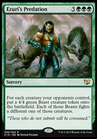 Ezuri's Predation (Commander 2015) Near Mint