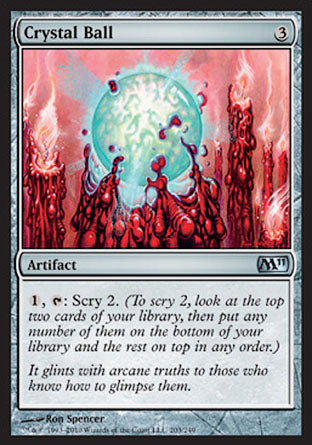 Crystal Ball (Magic 2011 Core Set) Near Mint Foil