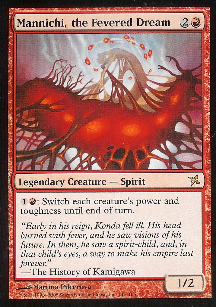 Mannichi, the Fevered Dream (Betrayers of Kamigawa) Near Mint Foil