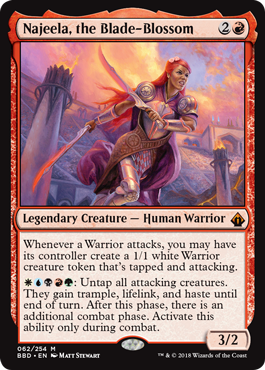 Najeela, the Blade-Blossom (Battlebond) Near Mint Foil