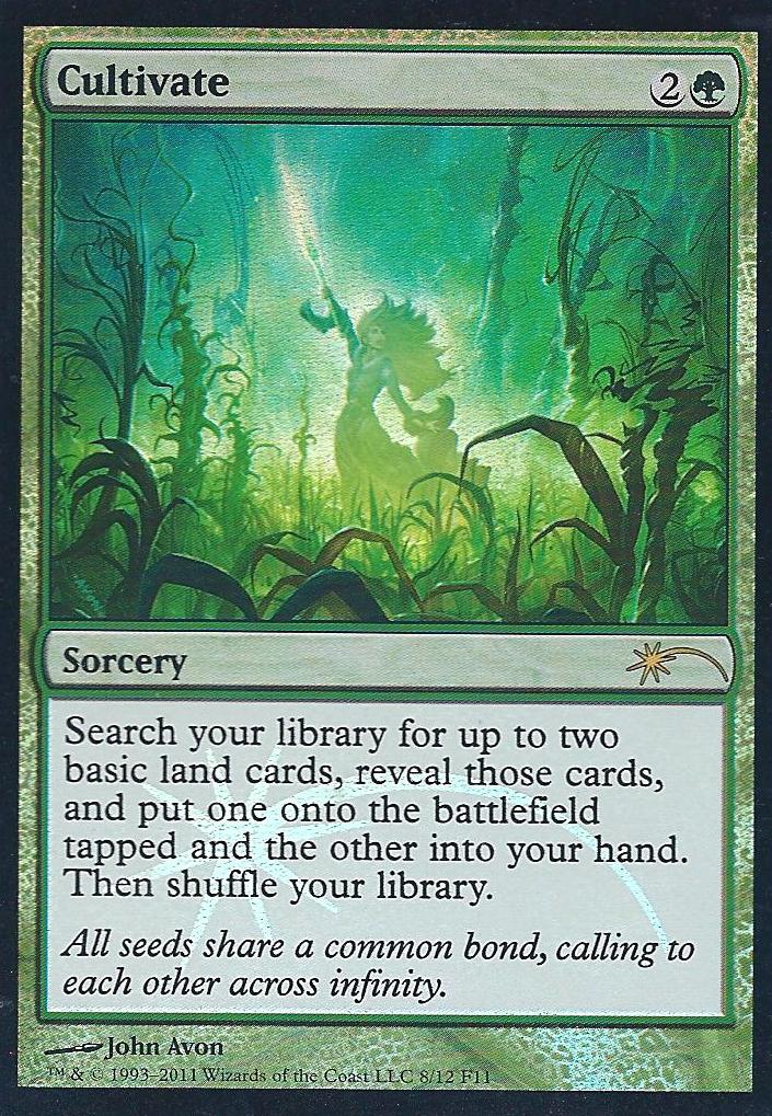 Cultivate (FNM) (Promotional Cards) Light Play Foil