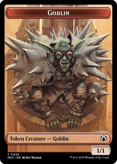 Goblin / Sliver Double-sided Token (Commander: March of the Machine) Near Mint