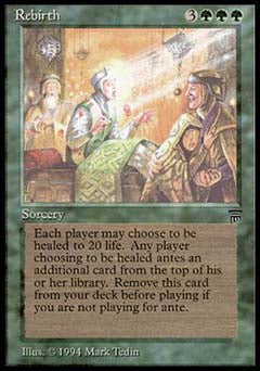 Rebirth (Legends) Light Play