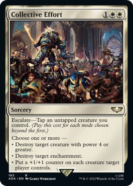 Collective Effort (Surge Foil) (Universes Beyond: Warhammer 40K) Near Mint