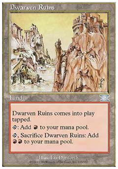 Dwarven Ruins (Classic 6th Edition) Light Play