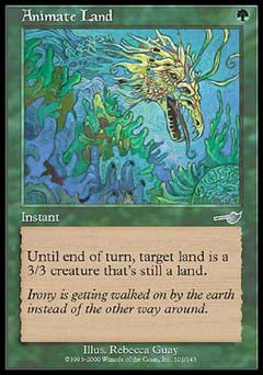 Animate Land (Nemesis) Near Mint Foil
