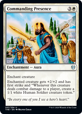 Commanding Presence (Theros Beyond Death) Near Mint Foil