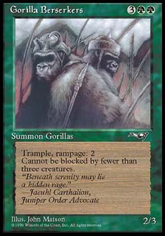 Gorilla Berserkers (2) (Alliances) Near Mint