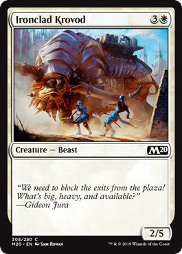 Ironclad Krovod (Magic 2020 Core Set) Near Mint
