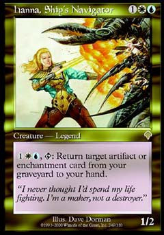 Hanna, Ship's Navigator (Invasion) Near Mint
