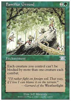 Familiar Ground (Classic 6th Edition) Near Mint