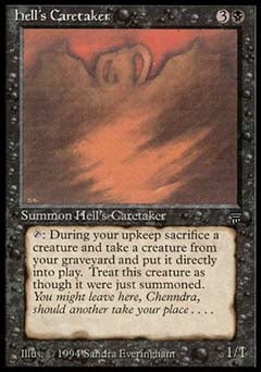Hell's Caretaker (Legends) Near Mint Italian
